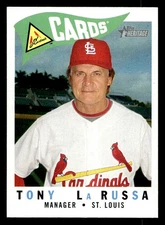 2009 Topps Heritage #220 Tony LaRussa Card St. Louis Cardinals