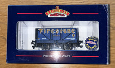 Bachmann 37-082 OO Gauge 7 Plank Open Wagon in Firestone Tyres Livery #2004 NIP