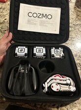 Anki 300-00046 Cozmo Robot Red With 3 Cubes Charger And Case Bundle