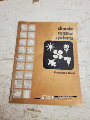 Ford Dealership Service Manual Training Book Climate Control Systems Precourse