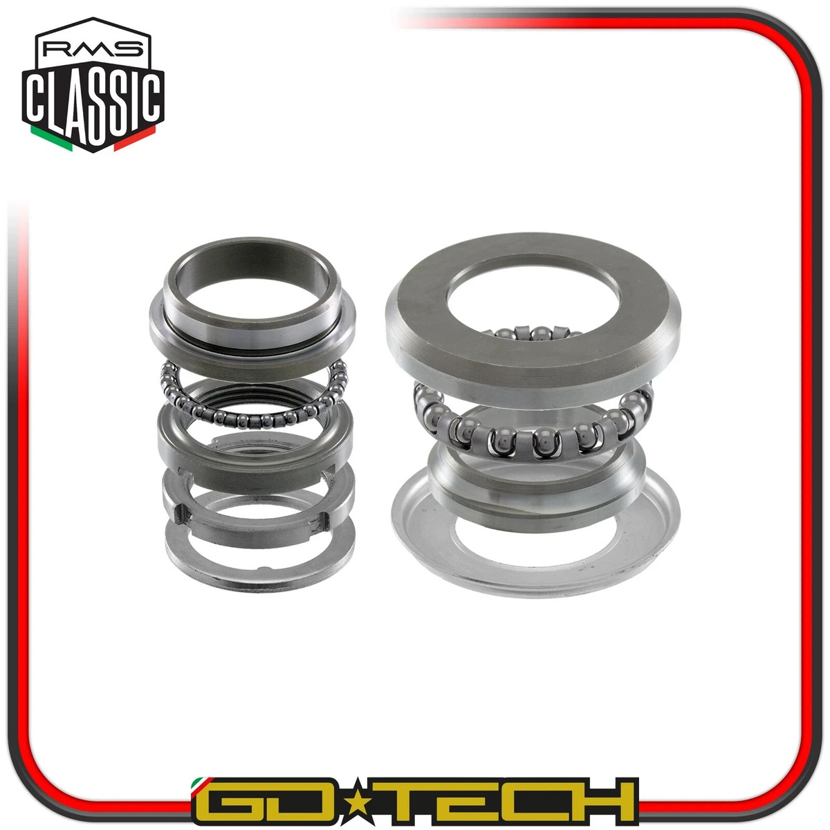 Kit Cuscinetti Sterzo Completo Per Piaggio Vespa PK 50 XL Rush 50 | 1988-1989 - Foto 8