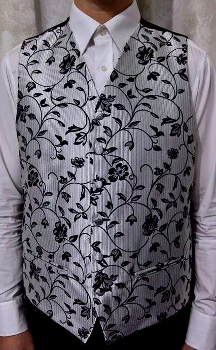 Floral waistcoat cheap mens