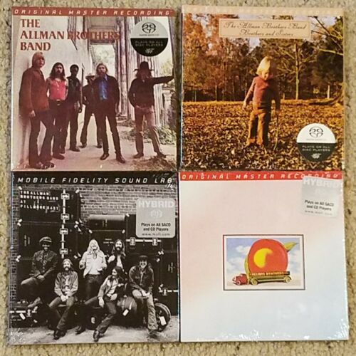 THE ALLMAN BROTHERS - Mobile Fidelity Hybrid 4 SACD Bundle - Brand New Sealed