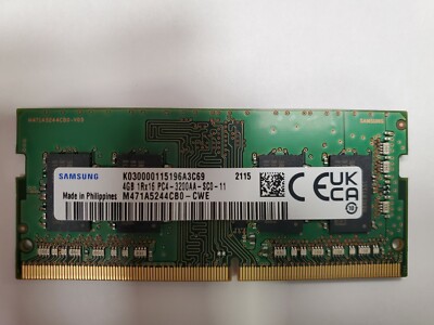 Samsung M471A5244CB0-CWE 4GB DDR4 PC4-3200AA SO-DIMM RAM Memory | eBay