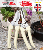 1-2 Pack Garden Pruning Shears Set Bypass Pruner Straight Blade Scissors UK