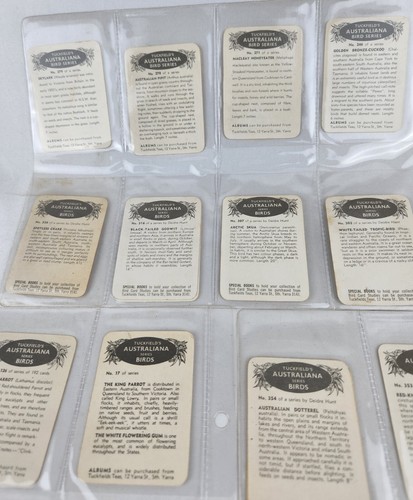 Mixed Tuckfield's Australiana Series BIRDS Trade Cards Inc Deidre Hunt Series - Afbeelding 9 van 9