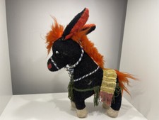 Sammler Stofftier Pferd 23 x 18 cm. Zustand siehe Fotos 