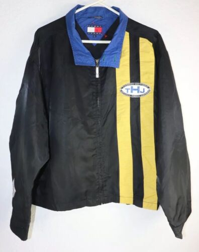 Afgekeurd Oost vice versa Rare Vintage TOMMY JEANS Sport Tech Denim Jacket 90s Hilfiger L | eBay
