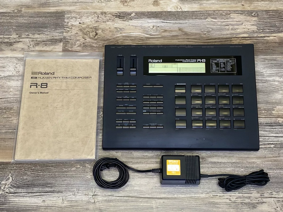 Roland R8 Drum Machine Rhythm Composer Great Condition Power