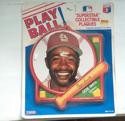 1989 PLAY BALL Tara Superstar Plaques MLB - Ozzie Smith St. Louis