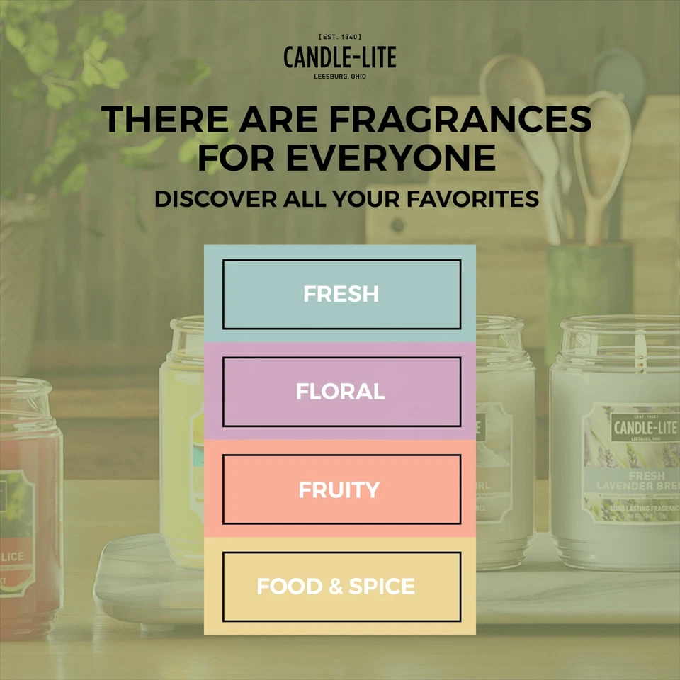 Ocean Blue Mist Aromatherapy Candle 18 oz Long Lasting Beachy Scented Candle - Image 4 of 4