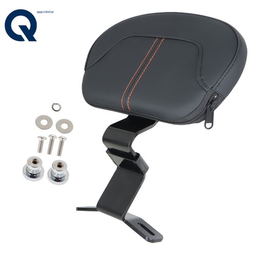 Front Driver Rider Backrest For CVO Touring Road King Glide FLHR Orange ...