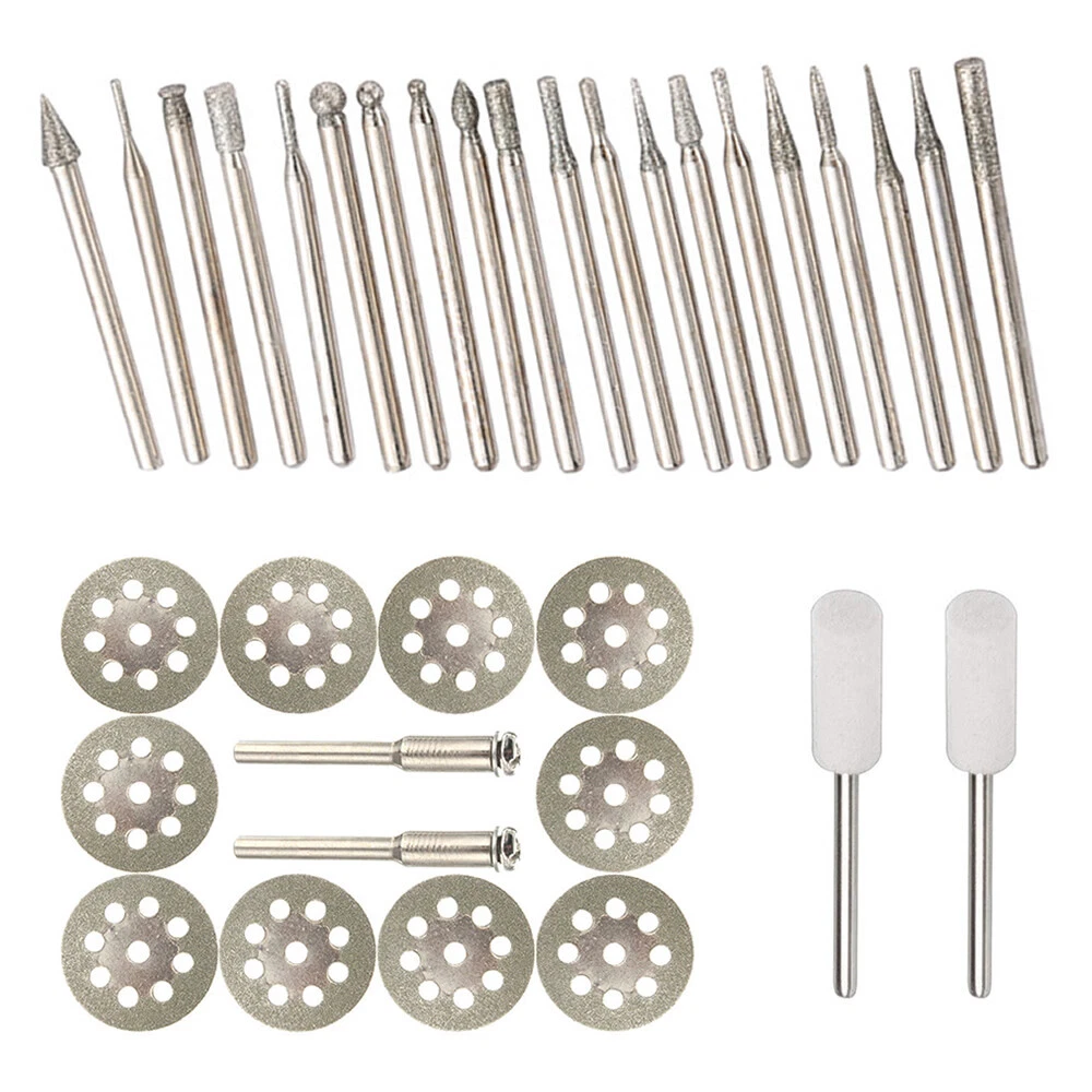 Diamond Grinding Cutting Carving Bit Set For Dremel Rotary Tool stone tile  glass