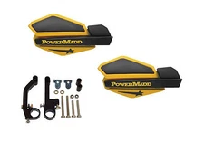 Powermadd Star Series Handguards Guards Ski-Doo Yellow Snowmobile Ski Doo Summit
