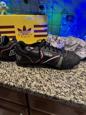 Vintage Mitre Montana Men's Sz 12 Soccer Cleats Football Black