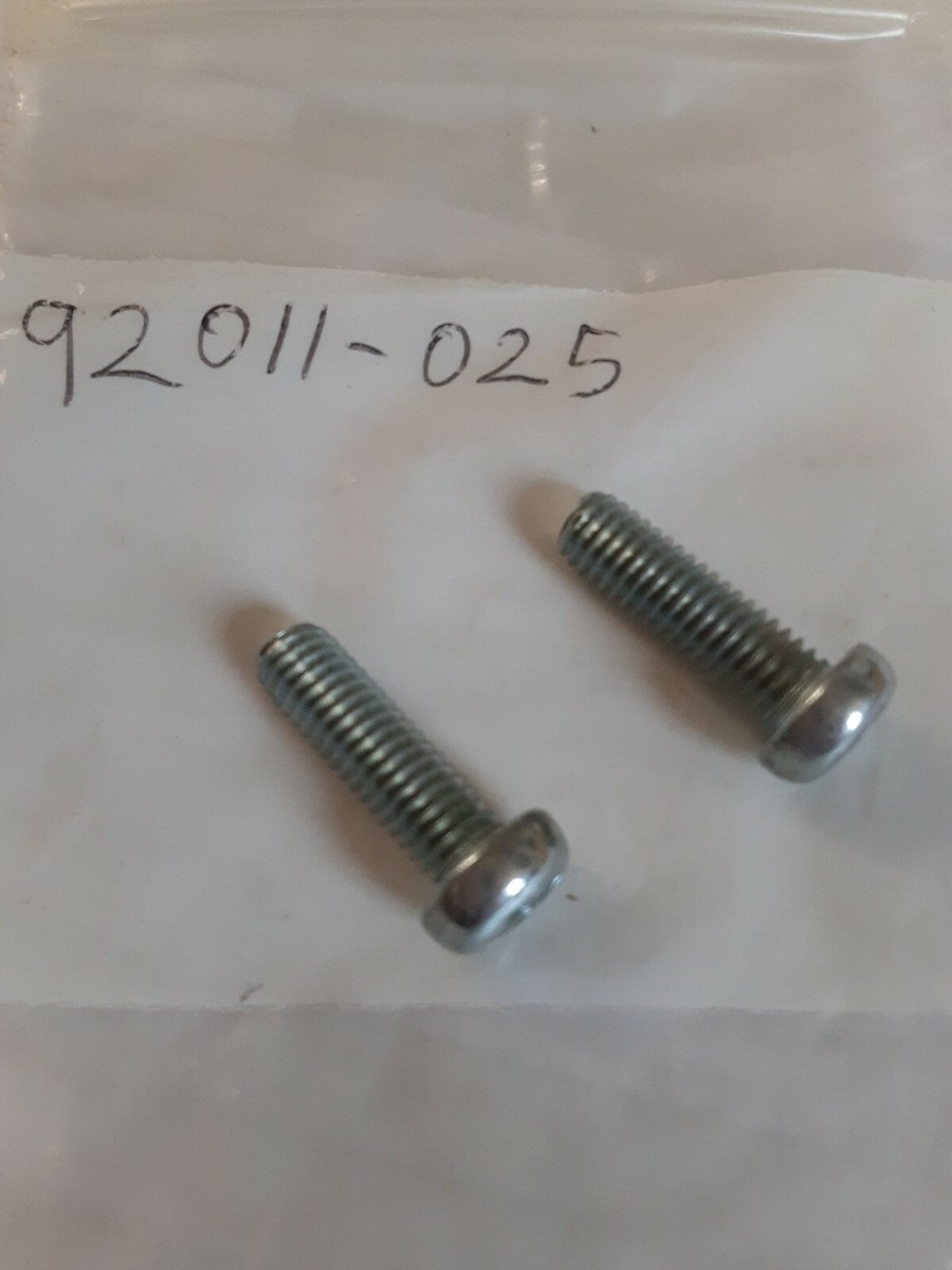 2 NOS KAWASAKI 1972-75 K350 F9 PANHEAD SCREWS 6X20 92011-025 | eBay