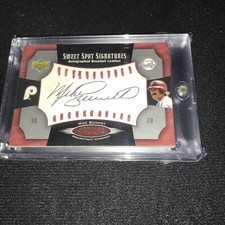 MIKE SCHMIDT 2005 UPPER DECK SWEET SPOT AUTOGRAPH AUTO #098/175