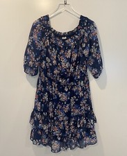 Westport Womens Blue Floral Dress Size XL (940)