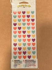American Greetings Puffy Heart Stickers 70 Stickers NEW/SEALED lll1