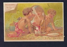 c1890's Victorian Trade Card, McKsson & Robbins, Fancy Goods, Children