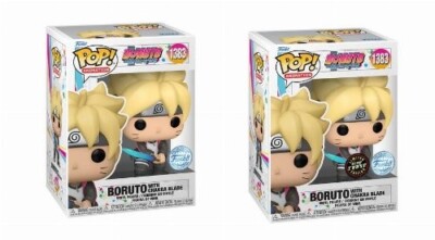 Funko POP! Konvolut 2: Naruto Boruto - Boruto mit Chakra Klinge #1383 & Chase (