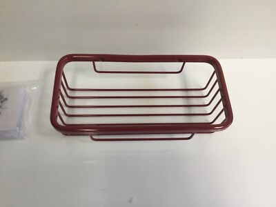 Emco System 2 Sponge Basket Red (RAL 3003), Soap Dish, Shower Shelf, 354500108