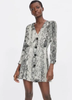 kookai white denim dress