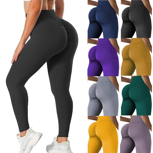 Women Push Up Scrunch Leggings High 