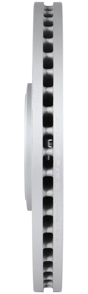 Para 2014-2017 Jaguar XJR Bosch QuietCast rotor de freio a disco dianteiro 2015 2016 - Imagem 4 de 4