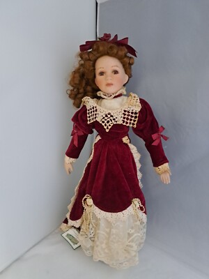 Porcelain Doll Designed Exclusively for Collections Etc 17” Tall