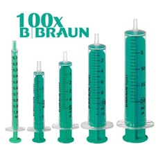 100x B.Braun Injection - Strzykawki jednorazowe - Strzykawka 1ml 2ml 5ml 10ml 20ml - Lauer