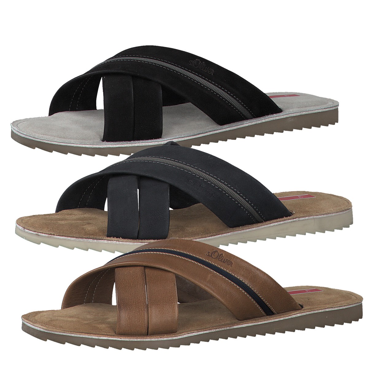 s oliver herren pantoletten