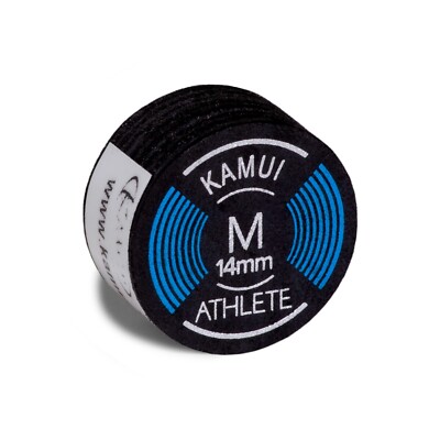 Kamui Athlete Billiard Pool Cue Tip Medium 14 mm   1 pc