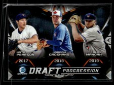 2019 Bowman Draft Nate Pearson / Groshans / Alek Manoah Progression card