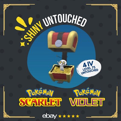 Gimmighoul Shiny Tera Raid Event June Direct Untouched Pokémon Scarlet Violet
