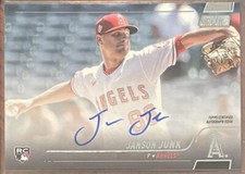2022 Topps Stadium Club JANSON JUNK Rookie Auto # SCBA-JJ Angels RC Autograph