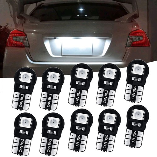 10PCS T10 LED W5W WY5W 5050 2SMD RGB Car Lighting License Lamp Dome Read Light - Picture 5 of 12