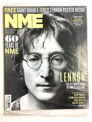 NME 22 Sept 2012 - JOHN LENNON ULTIMATE NME ICON - GIANT POSTER INSIDE - RARE
