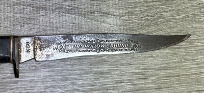 Vtg Wild Cat Solingen Germany Fixed Blade 82X Hollow Ground Knife