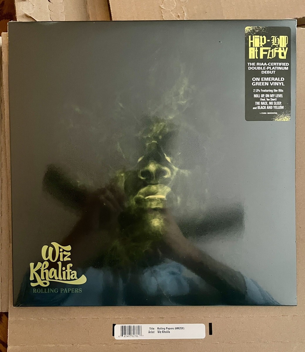 Wiz Khalifa ROLLING PAPERS 2LP SIGNED Insert Amazon-Exclusive