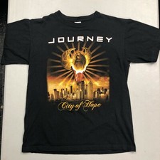 Journey City Of Hope Ecl1p53 Eclipse Tour 2011 Double Sided Large T Shirt Vtg 