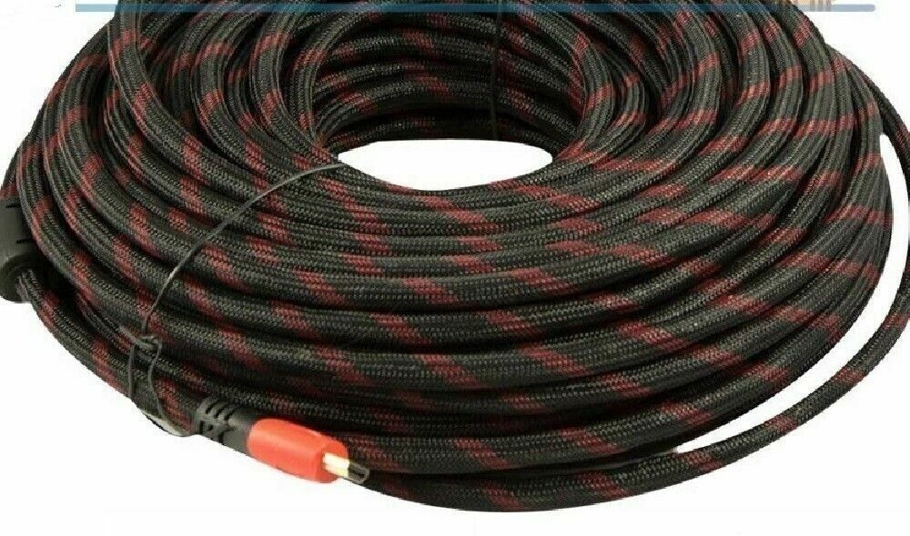 75FT Premium HDMI Cable for Blu-ray 3D DVD PS4 Xbox HDTV in Red-image
