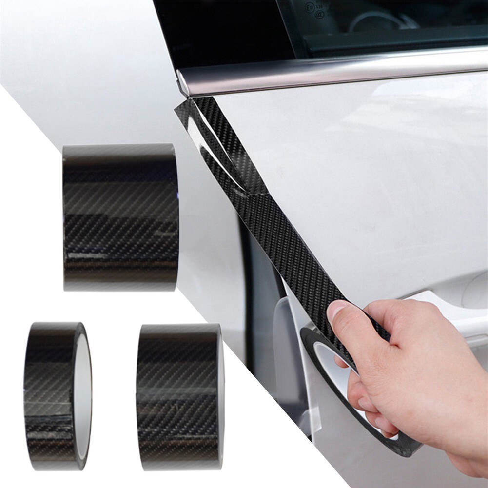 Premium Carbon Fiber Car Sticker Waterproof and Anti Scratch Door Sill