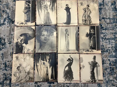 Orig Antique Fine Art Deco Era Photographs (12) By Bertram Dorien Basabe 1930s