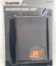 Sontax Magnifier LED Book Light 3X Magnification With Adjustable Light Brightnes