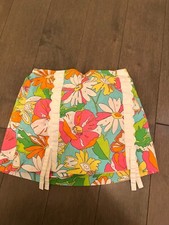 Lilly Pulitzer Skorts Girl Floral Print With Number Size 12
