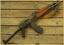 POSTER AFFICHE ARME GUN AK47 KALASHNIKOV 44x31cm KRAFT (3)