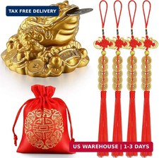 Chuangdi Feng Shui Money Frog with Chinese Co...