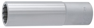 1/2'' MUFFE 20 MM X 77 MM 12-ZACKIG LANG