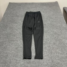 Adidas Pants Boys Black Polyester Climacool Tapered Soccer Training Athletic